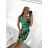 Šaty letné icecool krátky rukáv dámske (S/M ONE SIZE) TALIANSKA MÓDA IMM23M177