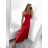 Šaty dlhé elegantné na ramienka dámske (S/M ONE SIZE) TALIANSKA MODA IM323013/DU S/M biela