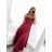 Šaty dlhé elegantné na ramienka dámske (S/M ONE SIZE) TALIANSKA MODA IM323013/DU S/M biela