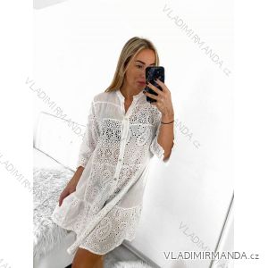 Women's Summer Cotton Short Sleeve Dress (S/M ONE SIZE) ITALIAN FASHION IM722253