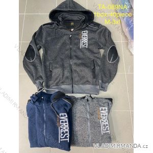 Mikina na zip s kapucí dlouhý rukáv pánská (M-3XL) TA FASHION TAF23TA-089NA