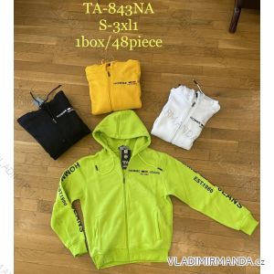 Mikina na zip s kapucí dlouhý rukáv pánská (S-3XL) TA FASHION TAF23TA-843NU