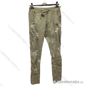 Kalhoty dlouhé dámské (S/M/L ONE SIZE) ITALSKá MODA IM521014/A/DU