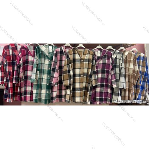 Women's Plus Size Long Sleeve Coat (3XL/4XL ONE SIZE) ITALIAN FASHION IMWQ233045