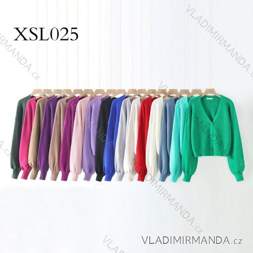 Sveter dlhý rukáv dámsky (S/M ONE SIZE) TALIANSKA MÓDA IMWCA23XSL025