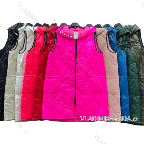 Women's vest with hood (M/L/XL ONE SIZE) ITALIAN FASHION IM422888