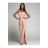Overal dlouhý elegantní na ramínka dámský (S/M ONE SIZE) ITALSKÁ MÓDA IMWKK23919/DUR starorůžová