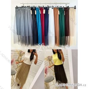 Sukně dlouhá dámské (S/M ONE SIZE) ITALSKÁ MÓDA IMWP2323202