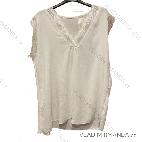 Summer tank top with lace for women (S/M ONE SIZE) ITALIAN FASHION IMWGM23443