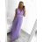 Šaty dlhé spoločenské elegantné bez rukávov dámske (S/M ONE SIZE) TALIANSKA MÓDA IMPSH243598 biela S / M