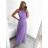 Šaty dlouhé elegantní společenské bez rukávu dámské (S/M ONE SIZE) ITALSKÁ MÓDA IMPSH243623 svetlo modrá S / M