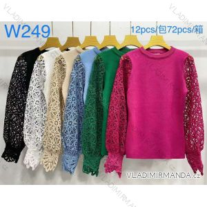 Svetr úpletový dlouhý rukáv dámský (S/M ONE SIZE) MB2123W249