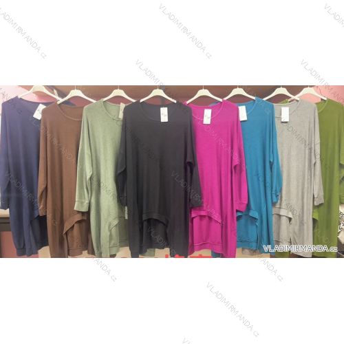 Tunic / blouse long sleeve women's oversized (3XL / 4XL ONE SIZE) ITALIAN FASHION IMWQ2191650