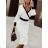 Women's Warm Long Sleeve Knitted Dress (S/M ONE SIZE) ITALIAN FASHION IMD221070