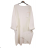 Tunic oversize long sleeve women's oversized (2XL / 3XL ONE SIZE) ITALIAN FASHION IM321551 white 3xl / 4xl
