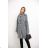 Flauschiger Langarmmantel für Damen in Übergröße (XL/2XL ONE SIZE) ITALIAN FASHION IMC23363