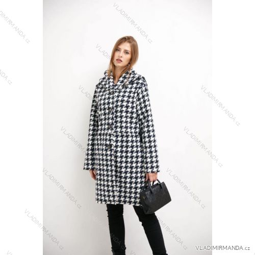 Flauschiger Langarmmantel für Damen in Übergröße (XL/2XL ONE SIZE) ITALIAN FASHION IMC23363