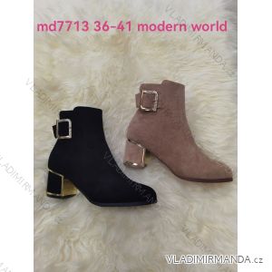 Boty zimní polokozačky dámské (36-41) MODERN WORLD OBMW23MD7713