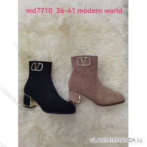 Boty zimní polokozačky dámské (36-41) MODERN WORLD OBMW23MD7710