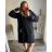 Kleid Oversize Kurzarm Damen (4XL/5XL ONE SIZE) ITALSKÁ MÓDA IM422026