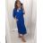 Šaty dlouhé maxi letní dlouhý rukáv dámské (XL/2XL/3XL ONE SIZE) ITALSKÁ MÓDA IMD23594