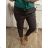 Long Sleeve Dress with Pendant Women's Oversized (3XL / 4XL ONE SIZE) ITALIAN FASHION IMWQ2115022 XL/2XL grey
