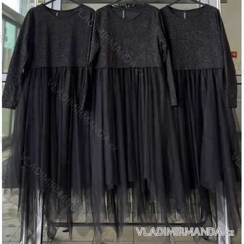 Damen-Stretchkleid mit langen Ärmeln (Einheitsgröße S/M) ITALIAN FASHION IMWKK238263A