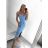 Women's elegant evening dress with straps (S/M ONE SIZE) ITALIAN FASHION IM3222IM322MONICA0 -   Dark turquoise
,   S/M