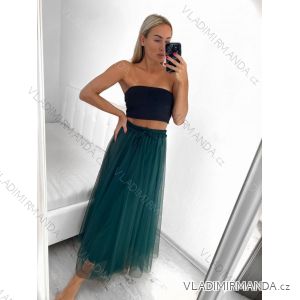 Sukňa dlhá tylová dámska (S/M ONE SIZE) TALIANSKA MÓDA IMM23M22197/DU