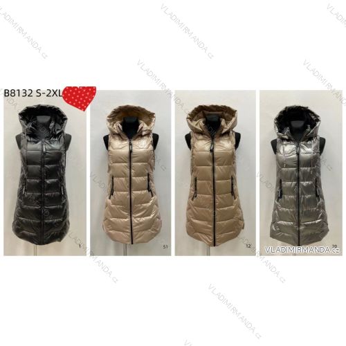 Damen Herbstjacke mit Kapuze (L / XL ONE SIZE) ITALIAN FASHION IMWD217136