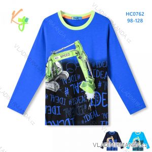 Tričko s dlouhým rukávem dětské dorost chlapecké (98-128) KUGO HC0762