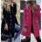 Women's Fluffy Coat (S/M ONE SIZE) ITALIAN FASHION IMWB23571