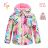 Autumn children's hooded jacket for girls (98-128) KUGO KM9924