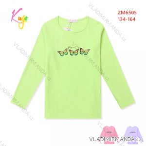 Tričko s dlouhým rukávem dětské dorost dívčí (134-164) KUGO ZM6503