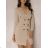 Women's Long Chiffon Short Sleeve Dress (S/M ONE SIZE) ITALIAN FASHION IMWGS231048