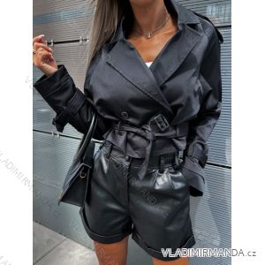 Kabátek dlouhý rukáv dámský (S/M ONE SIZE) ITALSKÁ MÓDA IMWGB233829