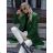 Women's Long Sleeve Hoodie Dress (S / M ONE SIZE) ITALIAN FASHION IMWA216095