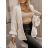 Women's Long Sleeve Knitted Cardigan (S/M ONE SIZE) ITALIAN FASHION IMWAD223390
