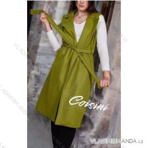 Vesta bez rukávu dámská (S/M ONE SIZE) ITALSKÁ MÓDA IMWCT233524