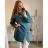 Women's Long Sleeve Shirt Dress (S/M/L ONE SIZE) ITALIAN FASHION IMC22658