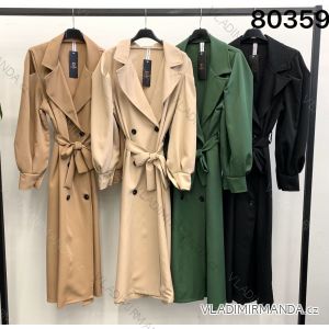 Kabát slabý trenčkot dámský (S/M ONE SIZE) ITALSKÁ MÓDA IMWAC2380359