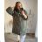 Women's Plus Size Slim Hooded Jacket (XL/2XL ONE SIZE) ITALIAN FASHION IMD22717