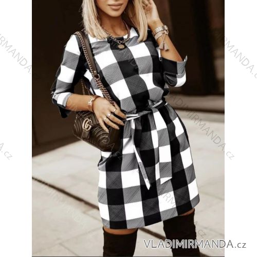 Mit Kapuze langärmliges mit Kapuze Kleid (uni s / m) IM2191956