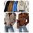 Flauschiger Langarmmantel für Damen (SL) ITALIAN FASHION IMWL22047