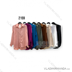 Košile dlouhý rukáv dámská (S/M ONE SIZE) ITALSKÁ MÓDA IMPHD232159-1