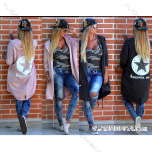 Cardigan bavlněný dlouhý rukáv dámský (S/M ONE SIZE) ITALSKÁ MÓDA IMPLI2311250/01
