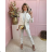 Kalhoty letní dlouhé dámská (S/M ONE SIZE) ITALSKÁ MÓDA IMPDY222XFH0375