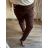 Kalhoty dlouhé dámské nadrozměr (3XL/4XL ONE SIZE) ITALSKÁ MÓDA IMWQ23156