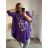 Tunika prodloužená dlouhý rukáv dámská nadrozměr (3XL/4XL ONE SIZE) ITALSKÁ MÓDA IMWQ233256