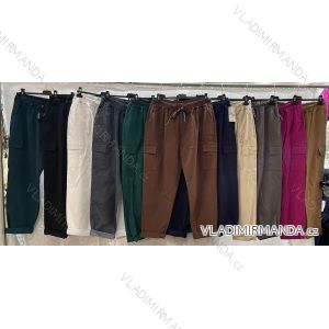 Kalhoty  dlouhé dámské nadrozměr (3XL/4XL ONE SIZE) ITALSKÁ MÓDA IMWQ233870